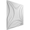 Ekena Millwork Savannah EnduraWall Decorative 3D Wall Panel, White, 19 5/8"W x 19 5/8"H WP20X20SVWH - alternate 8
